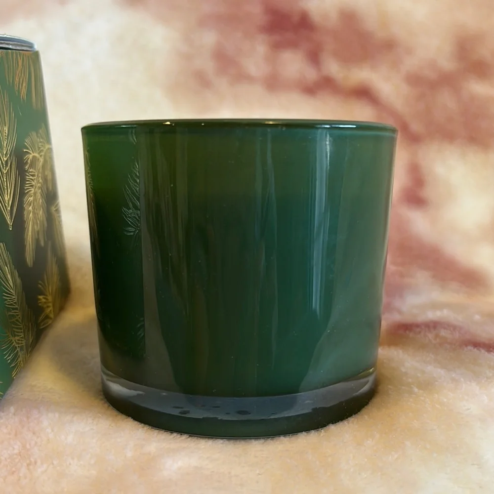 Sur La Table Balsam Clove Soy Candle Green Glass